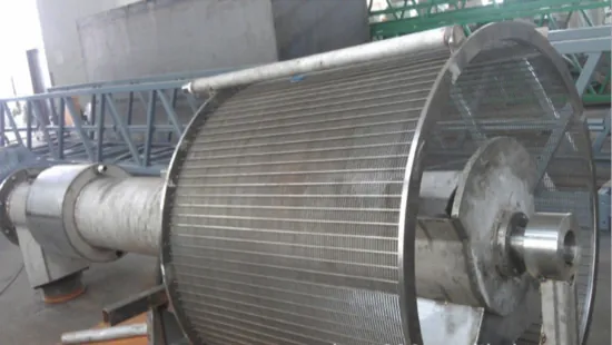 Rotary drum screen for wastewater screening and solids removal