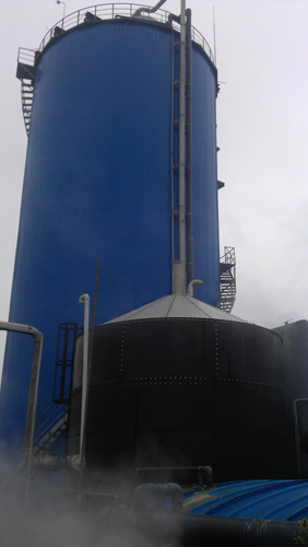 Anaerobic reactor for high-strength industrial wastewater