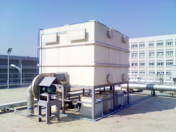 Odor control equipment for wastewater treatment facilities